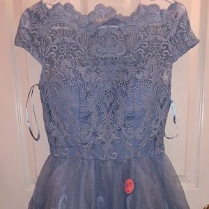 COPY - Blue tea/prom dress